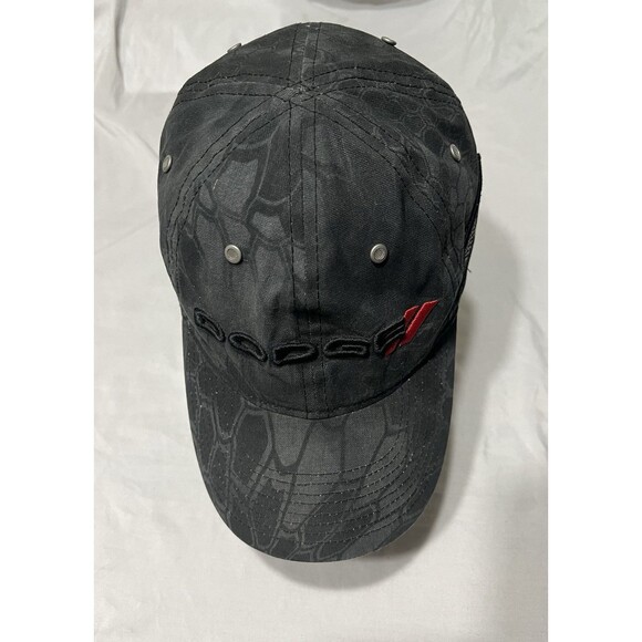 Dodge trucker hat mesh snapback America flag tire tread pattern black automobile - Picture 1 of 4